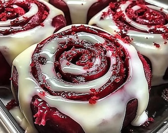 Red Velvet kaneelbroodjes
