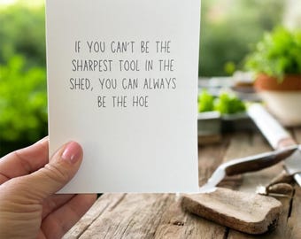 Funny Blank Card, Empowering Friendship Card