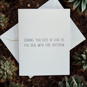 Ich sende Ihnen Lots Of Love As You Decken mit dieser Shitshow- Lustige Grußkarten für Freunde - sarkastisch, frech, und etwas unpassend