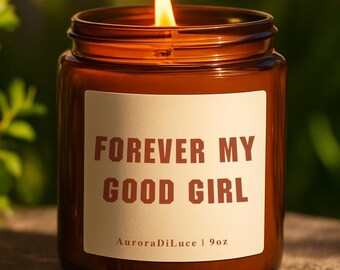 Forever My Good Girl-kaars | Herdenkingscadeau huisdier | Sympathiekaars voor verlies van hond en kat | Rainbow Bridge Tribute | Sojakaars | 9oz pot