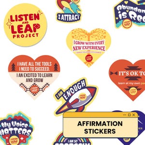 Affirmation Stickers for Students – Positive Stickers for Classroom Motivation |  Encouragement Rewards for Teachers