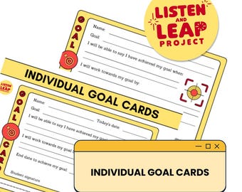 Student Goal Setting Worksheet – Weekly Action Plan (Printable)