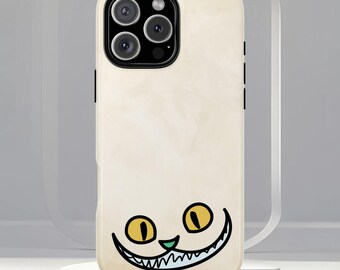 Alice in Wonderland Magnetic Phone Case, Cheshire Cat Phone Cover Compatible with iPhone 17, 16, 15, 14, 13