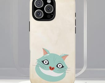 Funda fina de Alicia en el País de las Maravillas, con el Gato de Cheshire, compatible con iPhone 17, 16, 15, 14 y 13