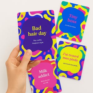 Cartes étapes bébé à imprimer – 12 mois + premières fois – Design coloré & dopamine – Souvenirs fun et feel-good à imprimer