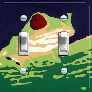 Red Eyed TREE FROG Switch Plate (double)