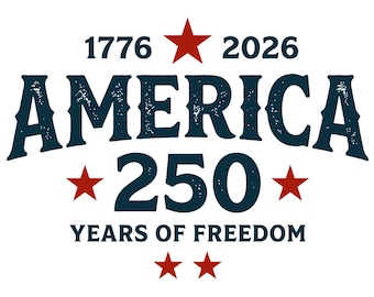 Retro USA 250th Anniversary 2026 Svg 250 Years of America Patriotic Graphic 4th of July Svg