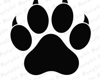 Paw SVG PNG, Paw Print Png Svg, Dog Paw, Cat Paw, Paws Bundle Svg Png, Paw with Claws Cut Files, Tiger, Lion, Silhouette Cricut, Sublimation
