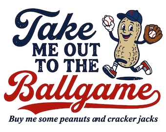 Take Me Out To The Ball Game Svg, Baseball Mom Svg, Ake Me Out to the Ballgame Svg, Gift for Baseball Mama, Baseball Shirt Design