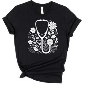 Stethoscope png, Floral png, Nurse png, Doctor png, Medical png, Nursing png, Nurse Life png, png Sublimation png, Digital Download