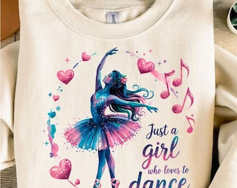 Just a Girl Who Loves to Dance png, Dance png, Dancer png, Dance Mom png, Dancing png, Dance Quotes png, Sublimation png, Digital Download