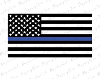 Police Flag Svg, Thin Blue Line Svg, Police wife Svg, American flag Svg, Back the blue Svg, American flag Svg, USA flag, Smerican flag Svg