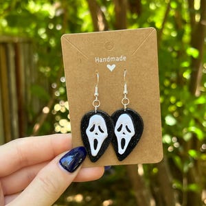 Ghost Face Earrings