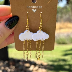 Golden Cloud Earrings