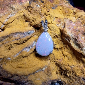 Tear-drop Opal Pendant