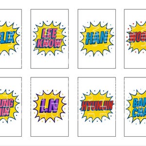 Kpop Binder Filler Set Stray Kids