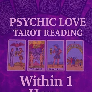 Psychic Tarot Twin Flame Love Reading SAME DAY in 1 HOUR In Depth, Accurate
