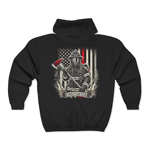 Firefighter ZipUp Hoodie
