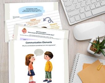 Communication Skills Worksheet for Ages 10–15 | Social Skills Activity | Conflict Resolution | School Counseling Resource | Bilingual