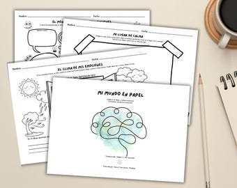 Therapeutic Activities for Children | Emotions Notebook | School Therapy | PDF in Spanish