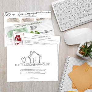 Arbetsblad för parterapi i Relationshuset | Gottman-inspirerat verktyg | Relationsbedömning | Utskrivbar PDF | Tvåspråkig