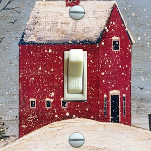 Winterzoutdooshuis, schakelaarplaatafdekking, wandplaat, enkel/dubbel/drievoudig/uitlaat, woondecoratie