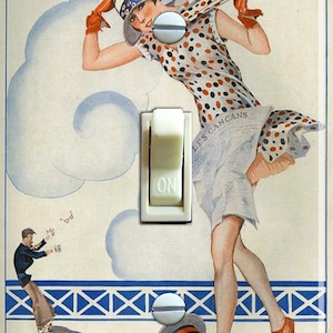1920er Jahre Frankreich La Vie Parisienne Zeitschrift, Schalter, Wandplatte, Wandteller, Single, Home Decor