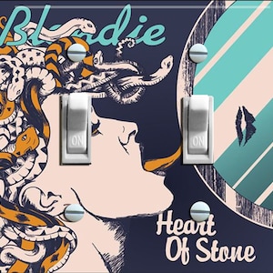 Blondie Heart of Stone Album Cover, Switch Plate Cover, Wall Plate, Double, Home Decor
