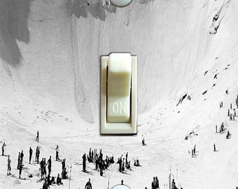 Póster de esquí vintage de TUCKERMAN'S RAVINE, 1937. Cubierta para interruptor de luz, placa de pared, toma de corriente individual, doble o triple. Decoración para el hogar.