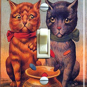 Tiddledy Winks Vintage-advertentie, decoratieve schakelaarplaatafdekking, wandplaat, enkel, woondecoratie