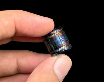 Handmade Titanium Colourful Bead Knife EDC Lanyard Paracord Bead Custom Beads Gift for him