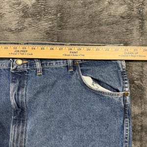 Wrangler Hero Authentic Jeans Mens 50x30 Blue Denim Made in USA 95501SW image 5