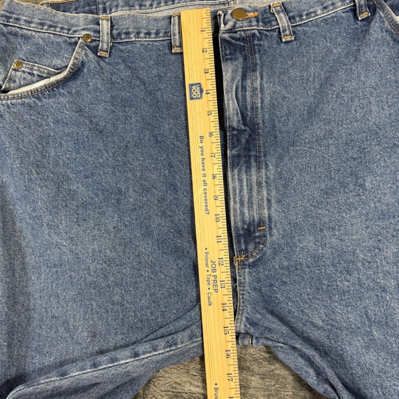 Wrangler Hero Authentic Jeans Mens 50x30 Blue Denim Made in USA 95501SW image 6