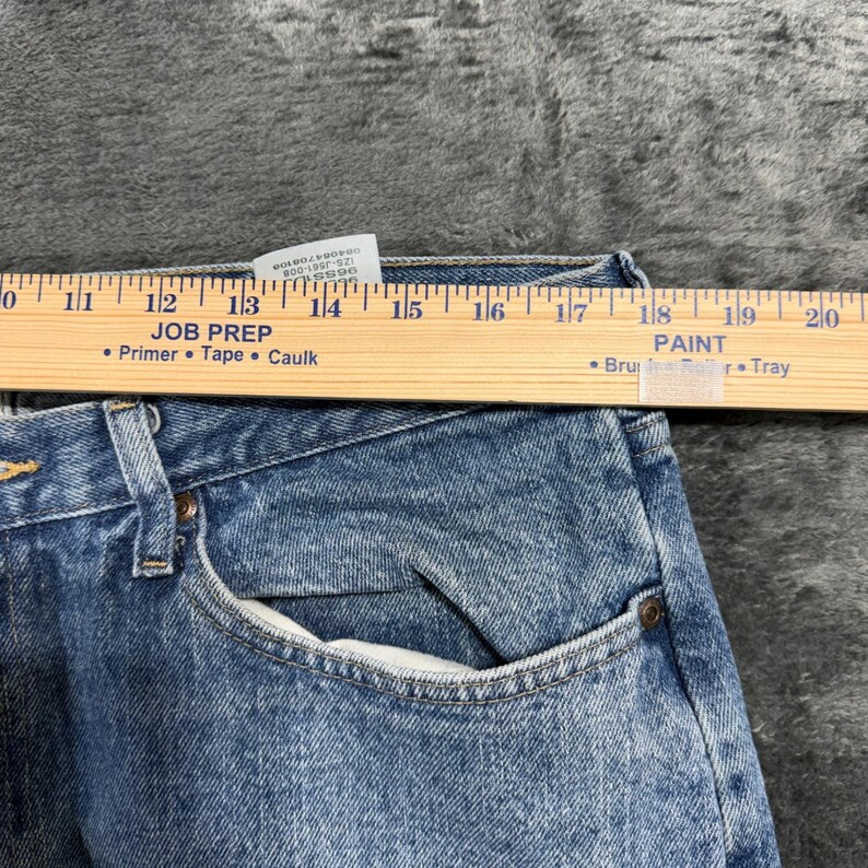 Wrangler Men's Straight Leg Jeans – Medium Wash 100% Cotton (36x32) Bild 4