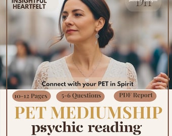 Lectura de mediumnidad para mascotas / Mensaje de tu mascota en espíritu / Comunicación animal