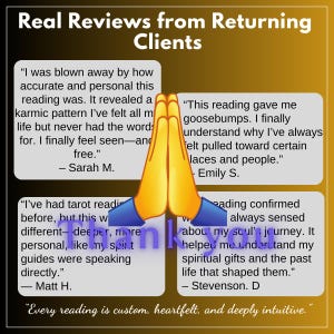 Deep Intuitive Psychic Reading, Detailed In Depth Tarot Reading, Powerful Psychic Insights, Raw Honest Reading, Same Day Reading image 4