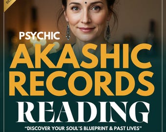 Akashic Records Soul Reading,Past Lives,Spiritual Guidance,Karma Clearing,Soul Purpose Guidance for Deep Spiritual Insight, Past Life Lesson