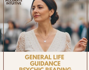 General Life Guidance Reading, Psychic Tarot Reading, Life Path Reading, Love Career Spirituality, Intuitive Reading, Same Day