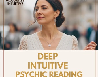 Deep Intuitive Psychic Reading, Detailed In Depth Tarot Reading, Powerful Psychic Insights, Raw Honest Reading, Same Day Reading
