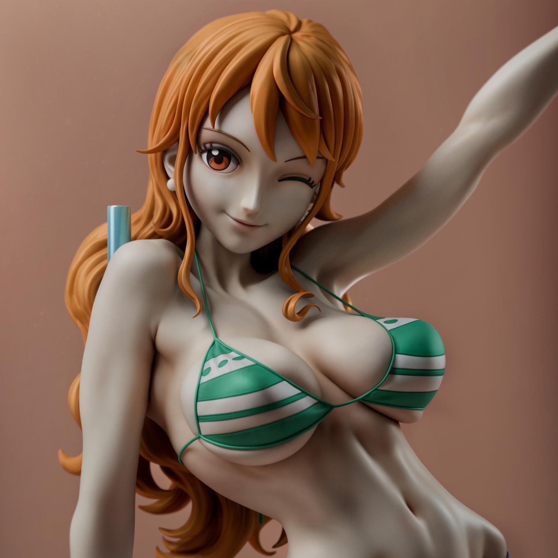 Nami One Piece 3D STL File – Printable Anime Character Model for Collectors & Cosplay