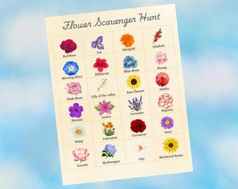 Flower Scavenger Hunt