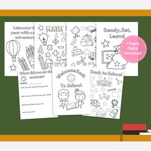 Kleurplaten Terug naar school