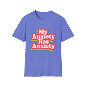 Anxiety Awareness Unisex Softstyle T-Shirt, Mental Health Shirt, Anxiety Support Tee, Self Care Shirt, Stress Relief Top