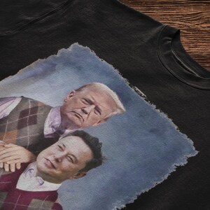 Pro-Trump 2024, President Donald Trump and Elon Musk T-Shirt, Maga 2024, Funny Movie Parody Humor Sarcastic Gift Hoodie Unisex Adult Outfit