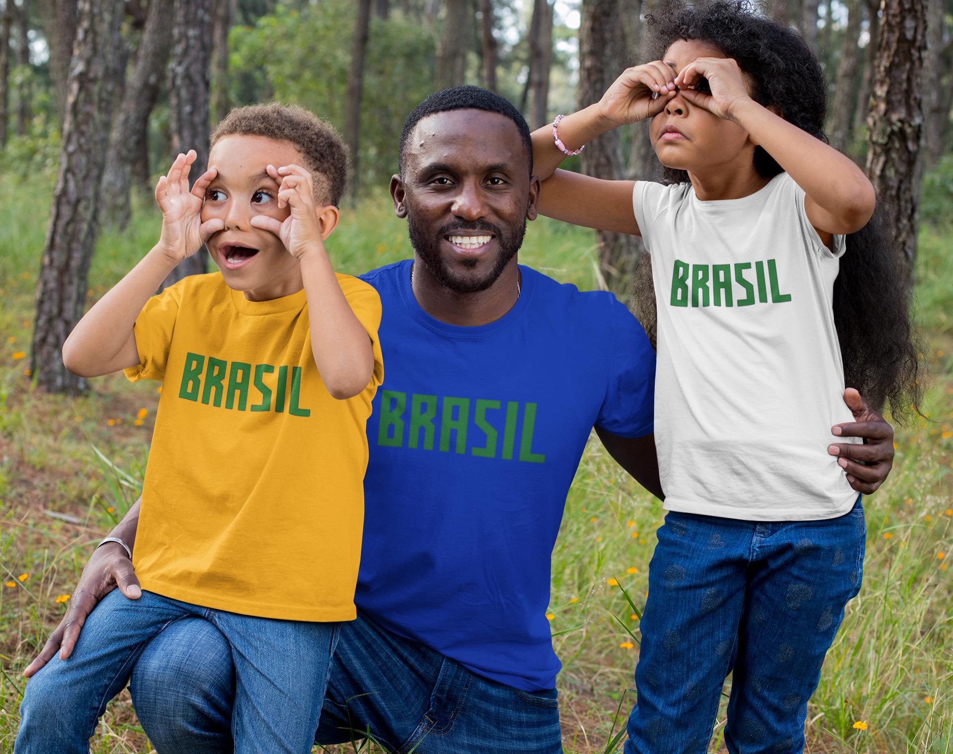 ロナウド ブラジル サッカー Tシャツ：ユニセックス 大人＆子供サイズ