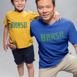 Brazil Football Team Player Kaka 8, Brazil Fans Shirt, Brasilia Clothing, Kaka Brazil Team Fans Unisex Adult & Youth Short Sleeve T-Shirt