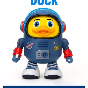 スイッチ対応ダンシングスペースダック - ライト、音楽、モーション