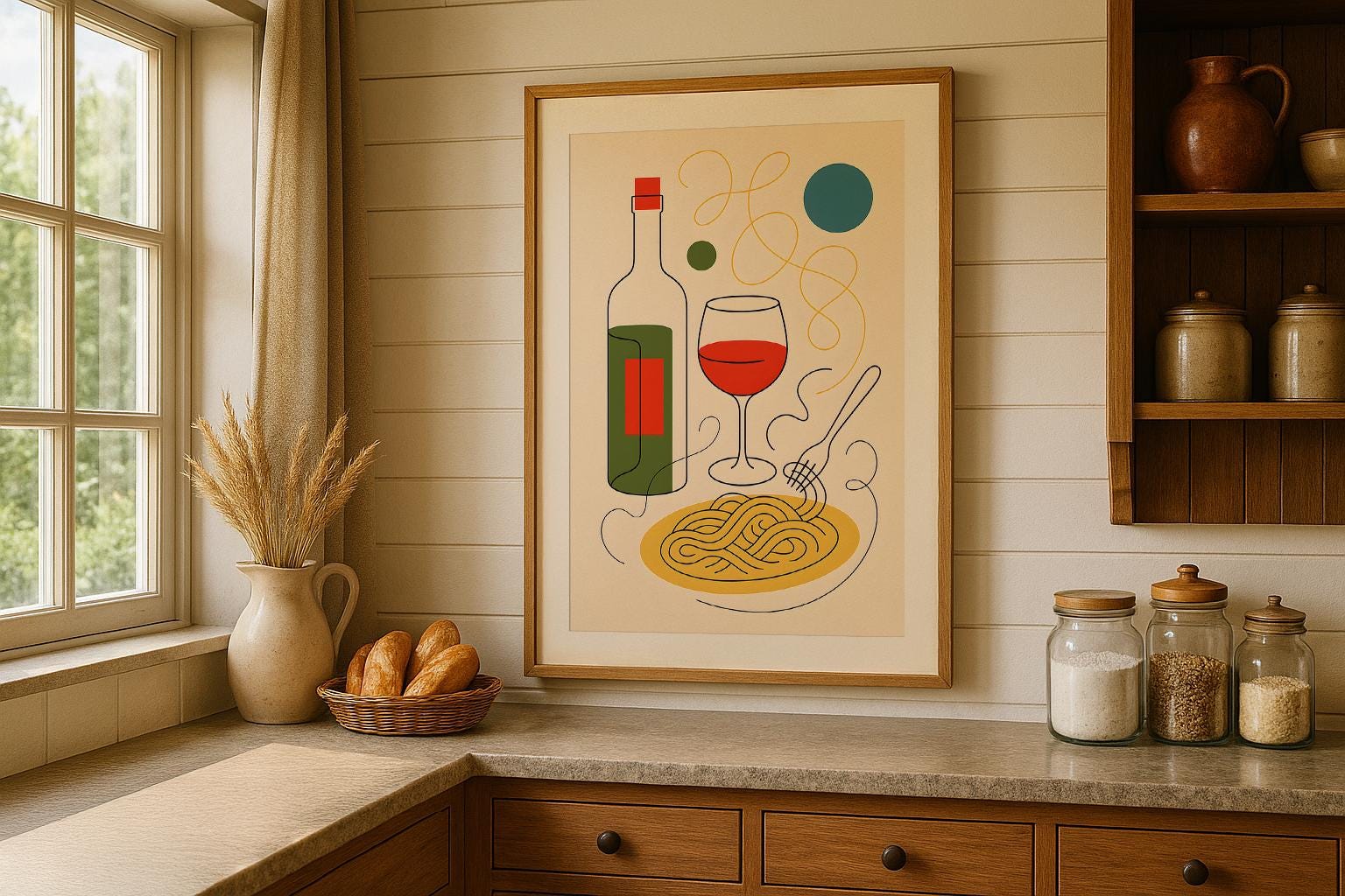 Minimalist Wall Art | Modern Food Print | Digital Download | Printable Home Decor