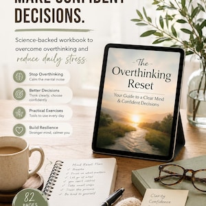 Werkboek 'Overdenken Reset' voor professionals | Stressvermindering & Heldere Beslissingen
