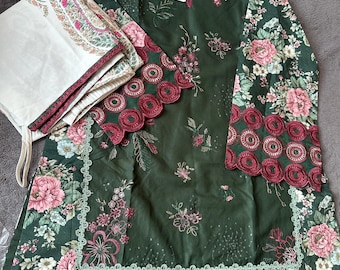 Asian ladies women clothing fashion dress Pakistani suits kurta shalwar dupatta indian  shalwar